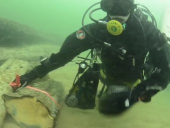 На Youtube появилось ВИДЕО загадочного затонувшего поселения на дне Балтийского моря
