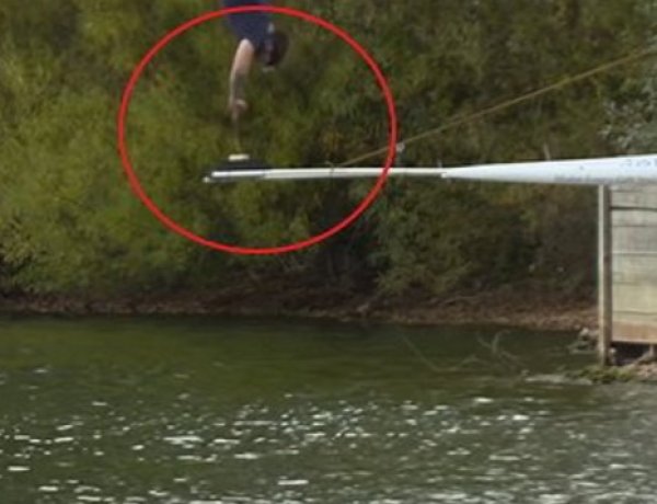 YouTube ВИДЕО дня: британец обмакнул печенье в чай в прыжке с высоты 70 метров