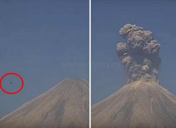 Youtube ВИДЕО: НЛО вызвал мощное извержение вулкана Калима в Мексике