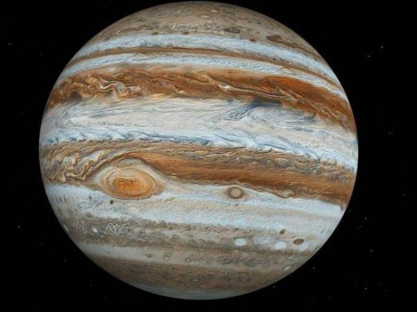 Ученые показали ФОТО гигантского вихря на Юпитере