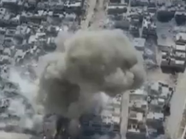 Новости Сирии сегодня 25.02.2017: беспилотник снял на ВИДЕО момент взрыва в сирийском Эль-Бабе
