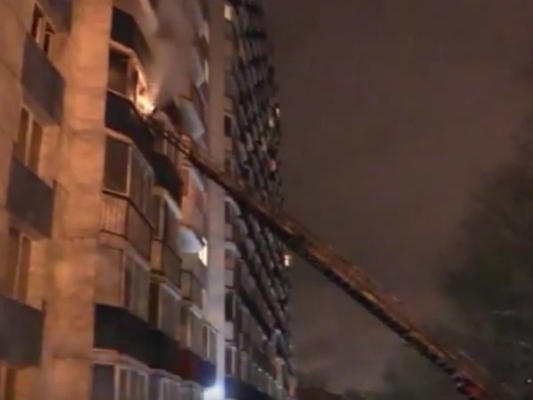 Пожар в Новосибирске 3.03.2017 унес жизни двух человек (ВИДЕО)