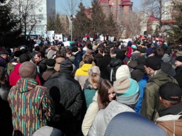 Митинг Навального 26 марта 2017 года: акции против коррупции идут по всей стране, есть задержанные (ФОТО, ВИДЕО)