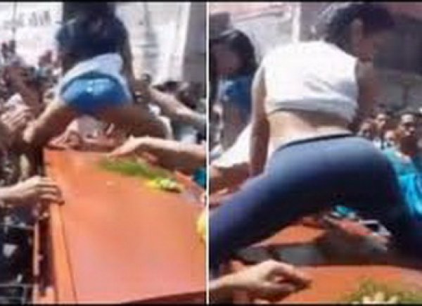 YouTube шокирован ВИДЕО, как девушки станцевали тверк над гробом усопшего