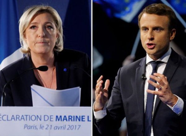Выборы во Франции 2017: Мари Ле Пен лидирует на выборах президента в первом туре