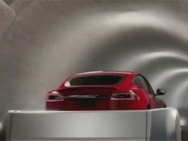 Илон Маск впервые показал свой тоннель под Лос-Анджелесом