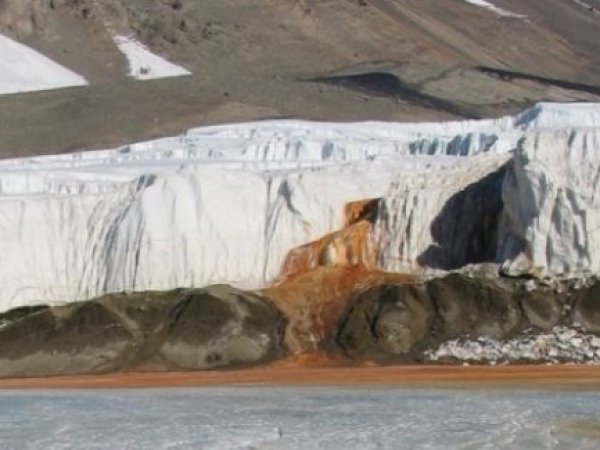 Ученые раскрыли тайну "кровавого водопада" в Антарктиде