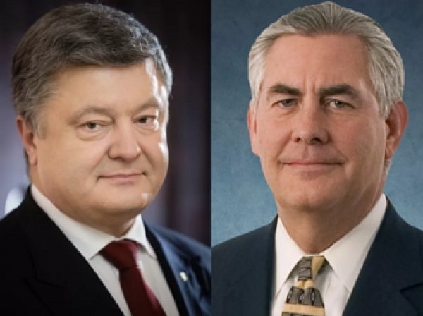 Госдеп назвал дату встречи Тиллерсона и Порошенко в Киеве
