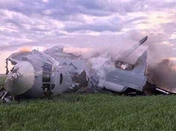 В Сети опубликовано видео крушения самолета Ан-26 под Саратовом