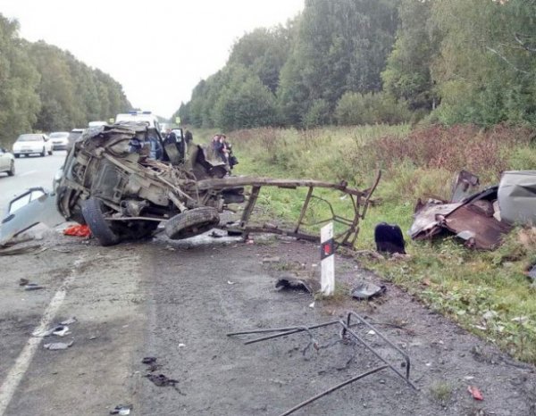 Авария под Екатеринбургом сегодня: в ДТП с "КамАЗом" погибли 8 человек (ФОТО, ВИДЕО)