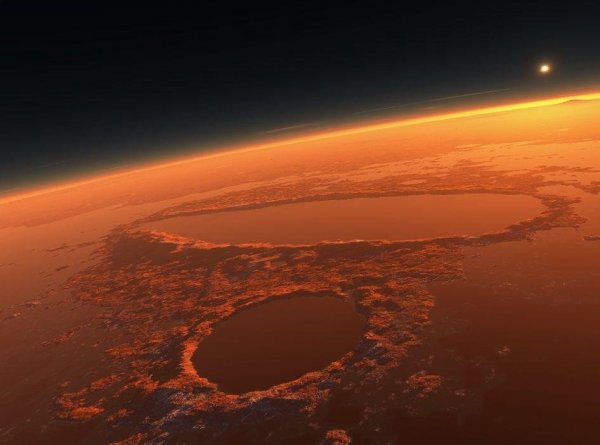 На дне озера на Марсе уфологи нашли обломки НЛО (ФОТО)
