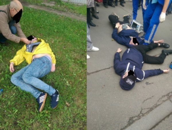 Трое мужчин разом рухнули "с синими лицами" в Купчине: один скончался (ФОТО)