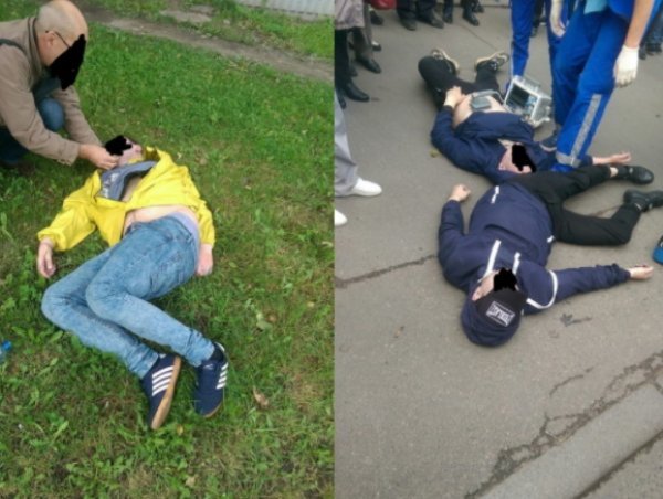 Трое мужчин разом рухнули "с синими лицами" в Купчине: один скончался (ФОТО)