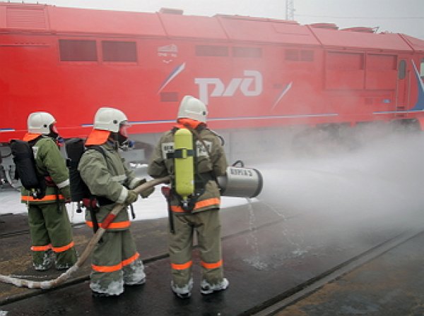 Два человека стали жертвами пожара в вагоне на станции Киевская в Москве