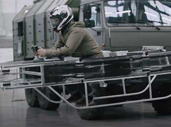 "Калашников" показал ВИДЕО испытаний первого в России летающего мотоцикла
