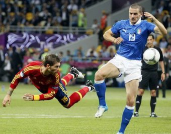 Футбол испания италия видео голов
