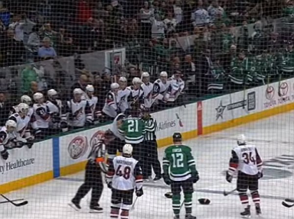 YouTube насмешило видео нелепой драки игроков НХЛ
