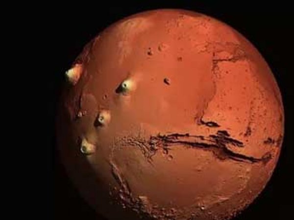 Уфологи разглядели на Марсе "голову дракона"