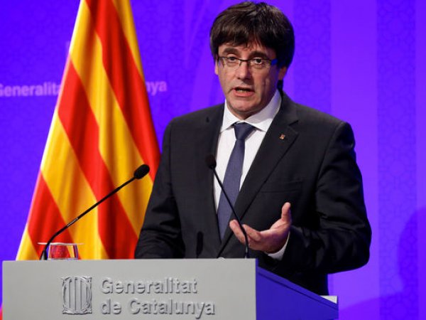 Лидер Каталонии подписал декларацию независимости