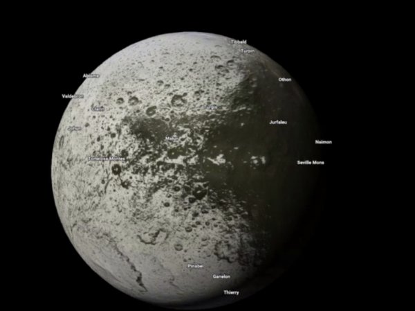 Сервис Google Maps представил карты планет Солнечной системы и их спутников