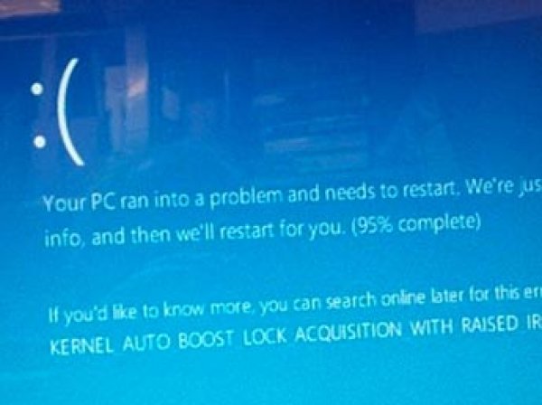 Октябрьское обновление Windows 10 чревато бесконечным "синим экраном смерти"