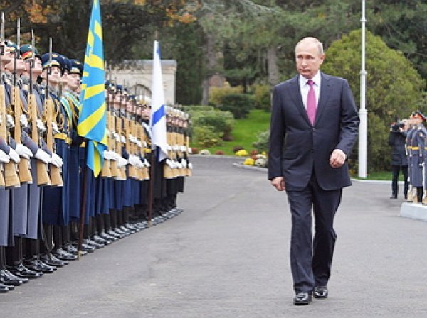 Киев выразил протест в связи с визитом Путина в Крым