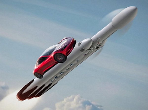 «Роскосмос» назвал запуск Falcon Heavy рекламой Tesla