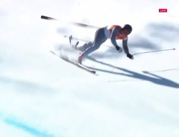 На Олимпиаде-2018 разбился российский горнолыжник