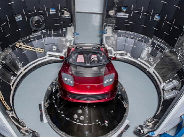 Илон Маск показал, как Tesla Roadster полетит в космос