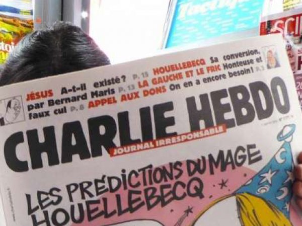 Charlie Hebdo опубликовал карикатуру на выборы президента в России с Путиным, Собчак и Навальным