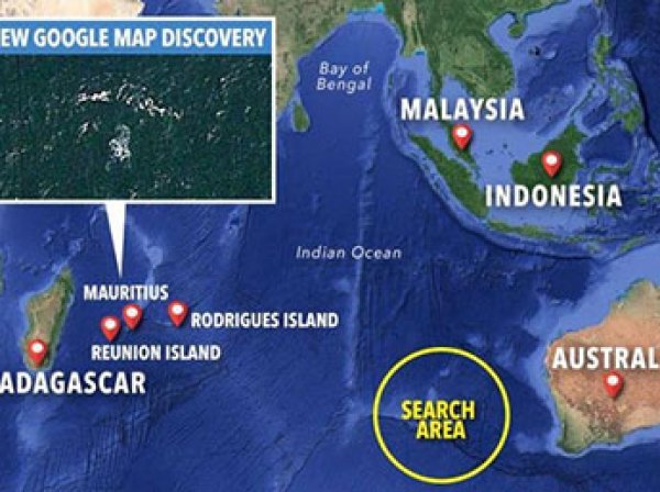 Обломки пропавшего в 2014 году малазийского Boeing 777 нашли через Google Maps