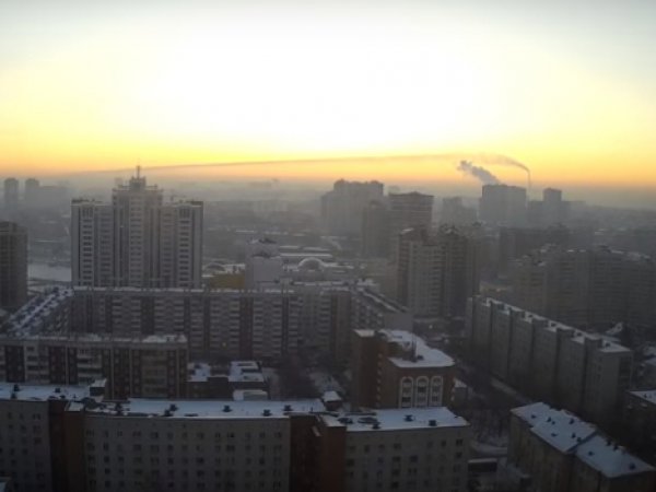 В небе над Новосибирском засняли метеорит