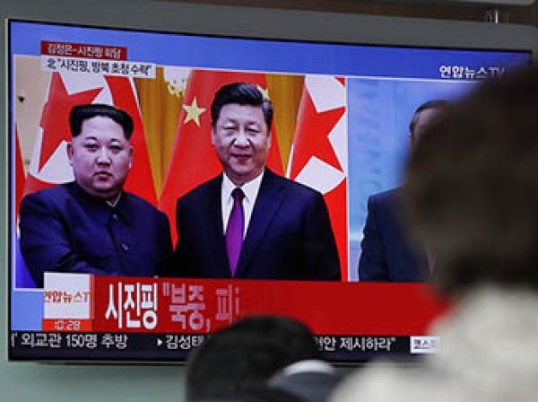 В Пекине заявили, что визит Ким Чен Ына в Китай не был тайным, и показали видео встречи