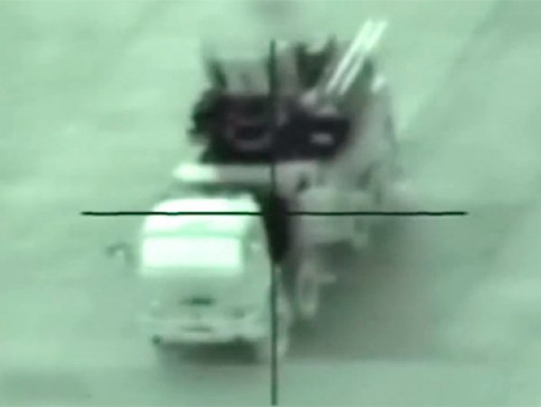 Опубликовано видео уничтожения Израилем ЗРК "Панцирь-С1" в Сирии