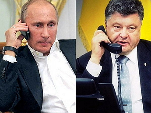 Путин провел переговоры с Порошенко: Кремль назвал темы