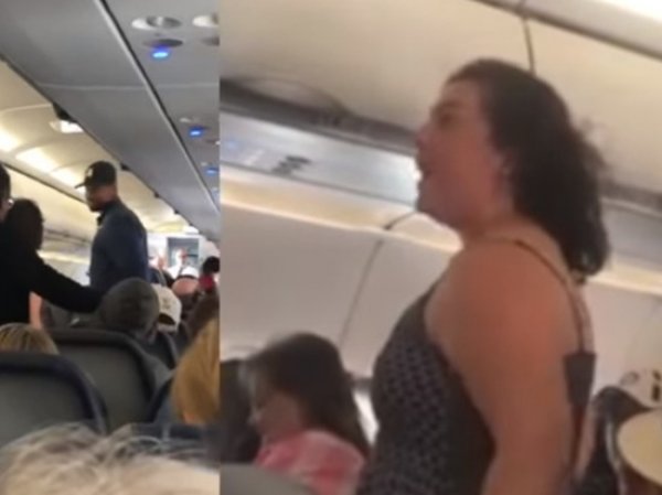 Узнаете, что такое ад": бесноватая американская ветеранша устроила дебош в самолете
