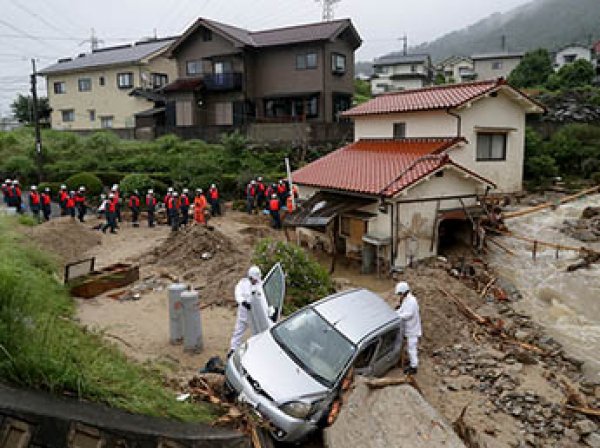Из-за наводнения в Японии погибли 70 человек