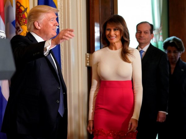 ИноСМИ: Меланья Трамп нарочно выставляет мужа идиотом "бунтарскими" нарядами