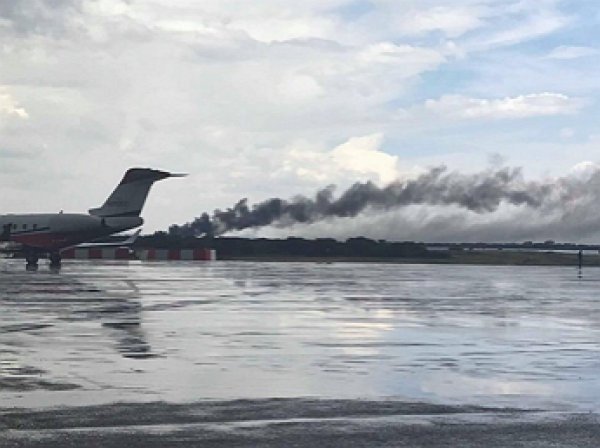 В Сети появилось видео крушения пассажирского самолета, снятое изнутри