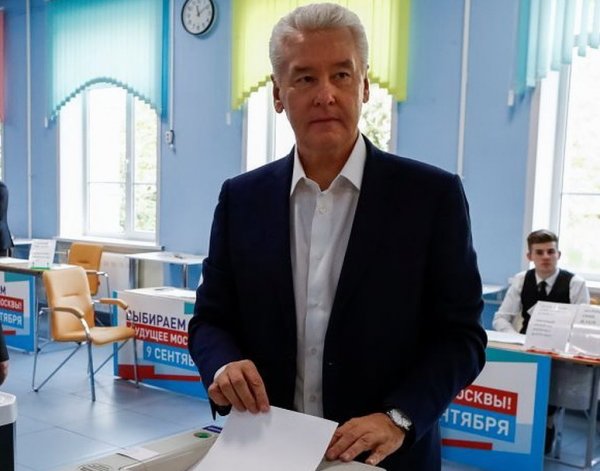 Результаты выборов мэра Москвы 2018: Собянин набирает 74% голосов