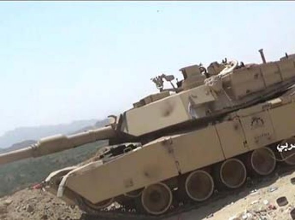 Уничтожение саудовского танка "Абрамс" сняли на видео