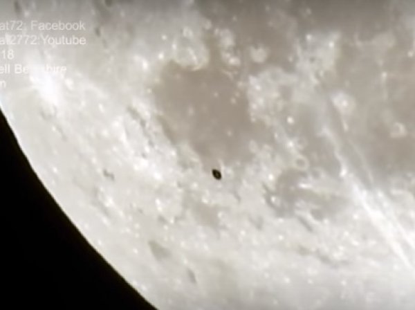 Заснятое британским астрономом НЛО на поверхности Луны стало сенсацией (ВИДЕО)