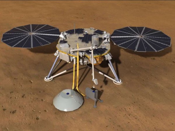 Приземлившийся на Марсе космический аппарат InSight передал первые фотографии
