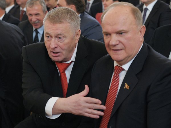 Зюганов и Жириновский обратились с просьбой к Путину