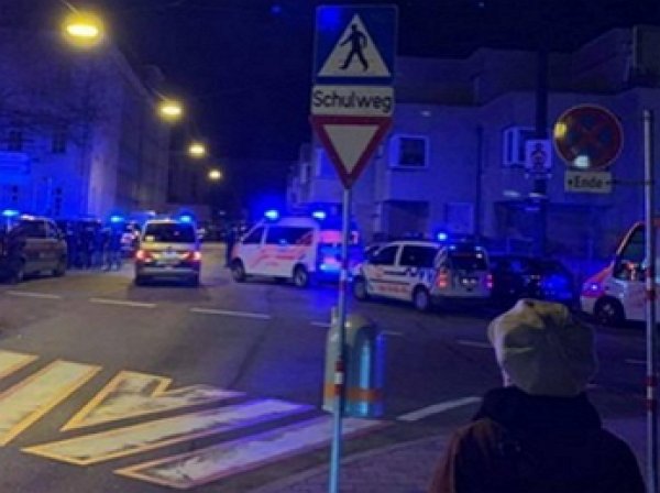 В Сети появилось видео с места нападения на церковь в Австрии: есть пострадавшие