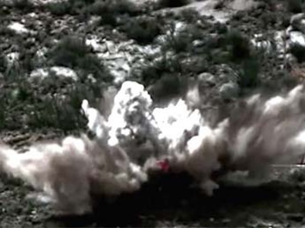 В Сети появилось видео испытания сверхмощной неядерной бомбы