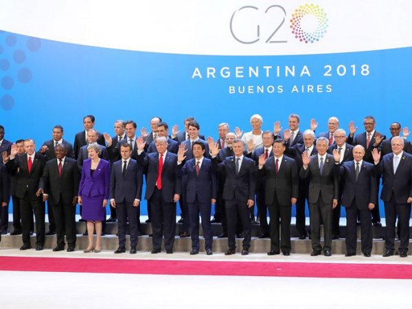 В Сети появилось видео с приветствием Путина на саммите G20