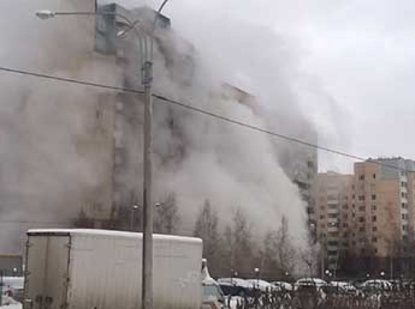 В Петербурге забил гейзер из кипятка, и выросло облако пара размером с многоэтажку