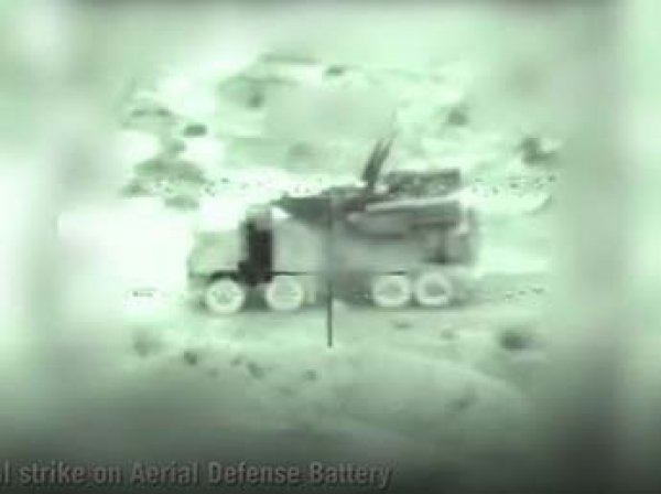 Израиль показал видео уничтожение "Панциря-С1" в Сирии