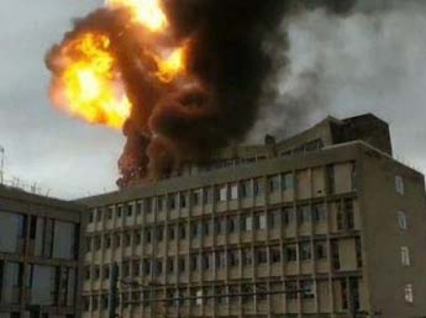 Появилось видео мощных взрывов в университете Лиона